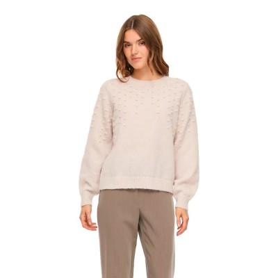 блуза,мъжки,пуловери,дамски,пуловери,vila,tuli,sweater,beige,(super,light,natural,melan)