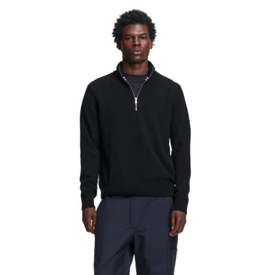 блуза,мъжки,пуловери,дамски,пуловери,aigle,aiw25mkni001,half,zip,sweater,black,(black)