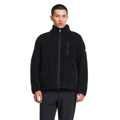 блуза,мъжки,пуловери,aigle,aiw26mfle006,full,zip,sweatshirt,black,(black)