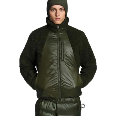блуза,мъжки,пуловери,aigle,aiw26mfle013,full,zip,sweatshirt,green,(avocado)