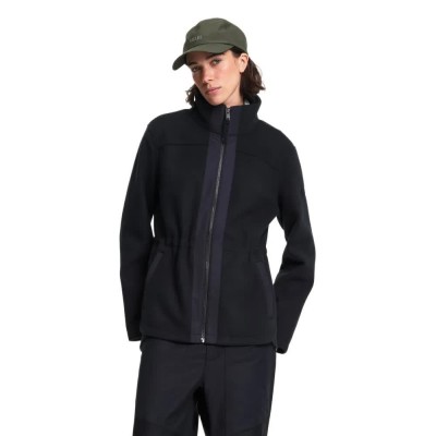 блуза,дамски,блузи,aigle,aiw26wfle003,full,zip,sweatshirt,black,(black)