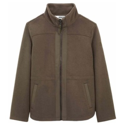 блуза,дамски,блузи,aigle,aiw26wfle003,full,zip,sweatshirt,brown,(cedar)
