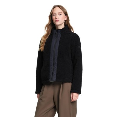 блуза,дамски,блузи,aigle,aiw26wfle004,full,zip,sweatshirt,black,(black)
