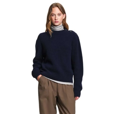 блуза,мъжки,пуловери,дамски,пуловери,aigle,aiw26wkni005,sweater,blue,(empire)