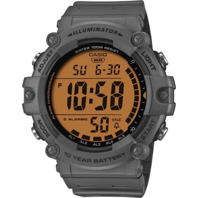 часовник,часовници,casio,ae,1500,51.2mm,10atm,quartz,digital,watch,grey,(light,grey,grey,resin)