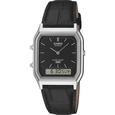 часовник,часовници,casio,aq,230,30.0mm,3atm,quartz,analog,digital,woman,watch,silver,(gold,black,resin)