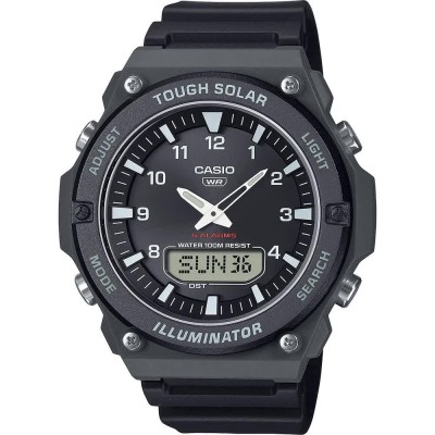 часовник,часовници,casio,aq,s820,46.6mm,10atm,solar,quartz,analog,digital,watch,silver,(black,black,resin)