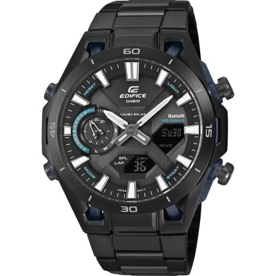 часовник,часовници,edifice,ecb,2300,47.6mm,10atm,quartz,analog,digital,watch,silver,(dark,grey,black,mineral)