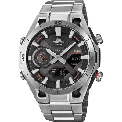 часовник,часовници,edifice,ecb,2300,47.6mm,10atm,quartz,analog,digital,watch,silver,(silver,black,mineral)