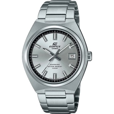 часовник,часовници,edifice,efb,109,40.0mm,10atm,quartz,analog,watch,silver,(silver,white,sapphire)