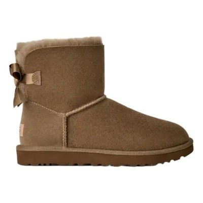 обувки,дамски,боти,мъжки,боти,ugg,mini,bailey,bow,ii,boots,brown,(light,bronze)
