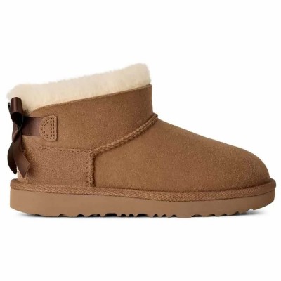 обувки,дамски,боти,мъжки,боти,ugg,ultra,mini,bailey,bow,boots,brown,(chestnut)