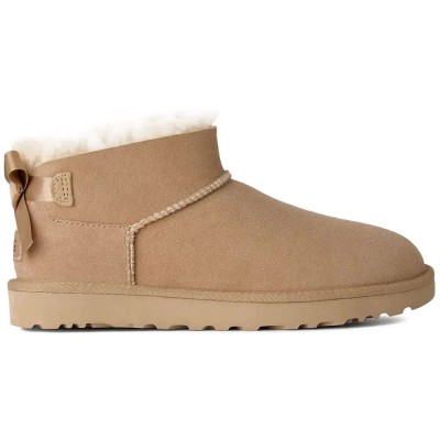 обувки,дамски,боти,мъжки,боти,ugg,ultra,mini,bailey,bow,boots,brown,(sand)
