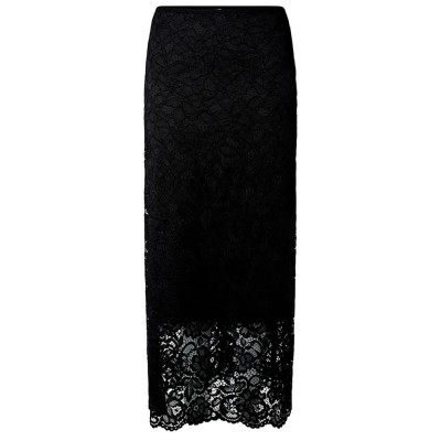 пола,дамски,поли,и,рокли,yas,lacey,long,skirt,black,(black)