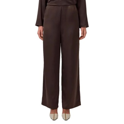 панталони,мъжки,панталони,дамски,панталони,yas,pella,wide,leg,high,waist,pants,brown,(chocolate,brown)