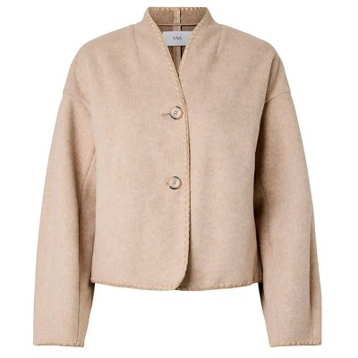 яке,мъжки,якета,дамски,якета,и,палта,yas,uma,jacket,beige,(taupe,grey,detail,melange)