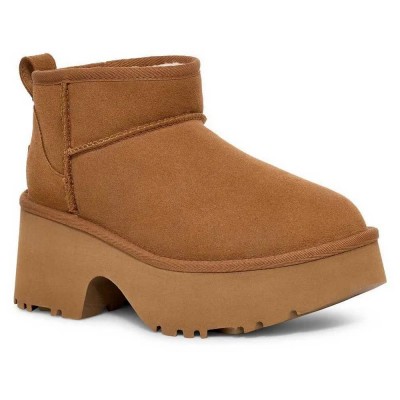 обувки,дамски,боти,мъжки,боти,ugg,classic,ultra,mini,new,heights,boots,refurbished,brown,(chestnut)