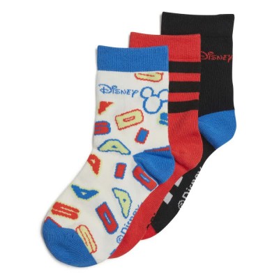 чорапи,мъжки,чорапи,дамски,чорапи,adidas,mickey,mouse,crew,socks,3,pairs,multicolor,(black,broyal,cwhite)