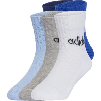 чорапи,мъжки,чорапи,дамски,чорапи,adidas,linear,short,socks,5,units,multicolor,(dark,blue,team,royal,blue,glow,blue,medium,grey,heather)