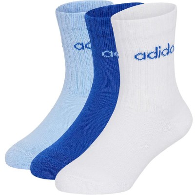 чорапи,мъжки,чорапи,дамски,чорапи,adidas,linear,crew,socks,3,pairs,blue,(white,team,royal,blue,glow,blue)