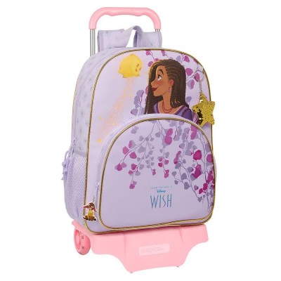 раница,раници,safta,wish,20.1l,32x42x15,cm,wheeled,backpack,refurbished,purple,(multicolor)