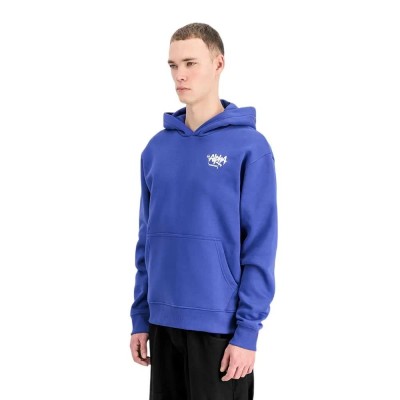 суичър,мъжки,пуловери,alpha,industries,alpha,signature,hoodie,blue,(galactic,blue)