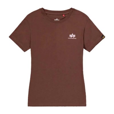 тениска,мъжки,тениски,дамски,тениски,alpha,industries,basic,small,logo,short,sleeve,t,shirt,brown,(powder,brown)