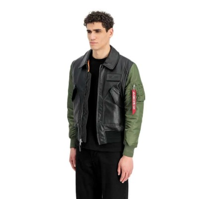 яке,мъжки,якета,дамски,якета,и,палта,alpha,industries,cwu,fl,mod,bomber,jacket,black,(sage,green)