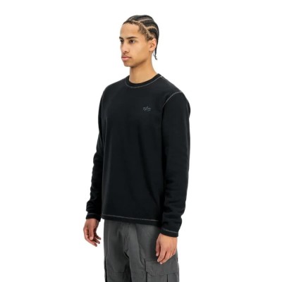 поларена,блуза,мъжки,пуловери,alpha,industries,polar,fleece,sweatshirt,black,(black)