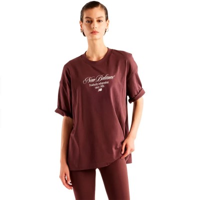 тениска,мъжки,тениски,дамски,тениски,new,balance,pressed,flowers,memories,oversized,short,sleeve,t,shirt,brown,purple,(brown)