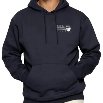 суичър,мъжки,пуловери,new,balance,reimagined,hoodie,black,(blue)
