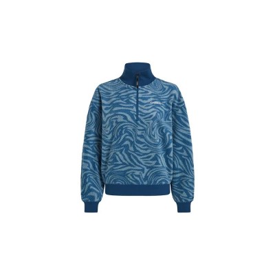блуза,дамски,блузи,o´neill,must,have,half,zip,sweatshirt,blue,(blue,swirl,zebra)
