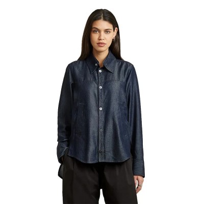риза,с,дълъг,ръкав,дамски,ризи,мъжки,ризи,g,star,d30650,e516,long,sleeve,shirt,blue,(rinsed)