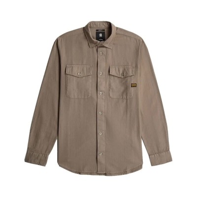 риза,с,дълъг,ръкав,дамски,ризи,мъжки,ризи,g,star,marine,slim,fit,long,sleeve,shirt,brown,(fossil,gd)