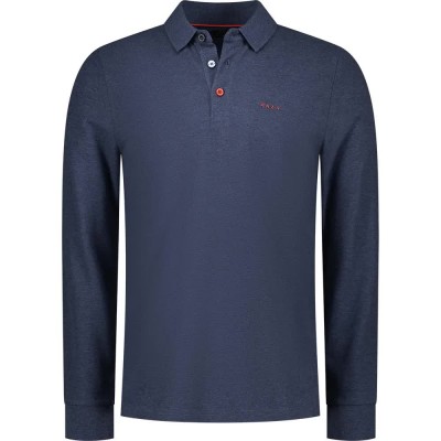 дамски,блузи,с,яка,мъжки,блузи,с,яка,nza,new,zealand,26gn200,long,sleeve,polo,blue,(oxford,navy,melange)