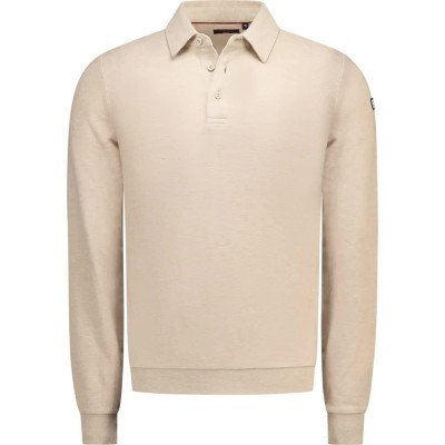 дамски,блузи,с,яка,мъжки,блузи,с,яка,nza,new,zealand,26gn202,long,sleeve,polo,beige,(tan,sand,melange)