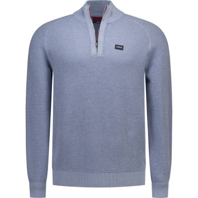 блуза,мъжки,пуловери,дамски,пуловери,nza,new,zealand,26gn491,half,zip,sweater,blue,(soft,ocean,melange)