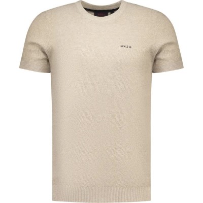 тениска,мъжки,тениски,дамски,тениски,nza,new,zealand,26gn782,short,sleeve,t,shirt,beige,(tan,sand,melange)