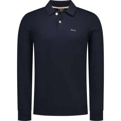 дамски,блузи,с,яка,мъжки,блузи,с,яка,nza,new,zealand,26hn286,long,sleeve,polo,blue,(oxford,navy)
