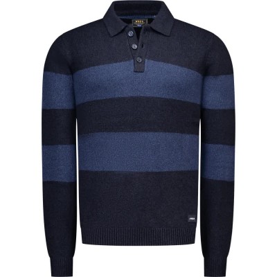 дамски,блузи,с,яка,мъжки,блузи,с,яка,nza,new,zealand,26hn288,long,sleeve,polo,blue,(oxford,navy,melange)