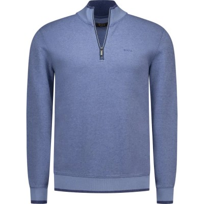 блуза,мъжки,пуловери,nza,new,zealand,26hn309,half,zip,sweatshirt,blue,(ink,blue,melange)