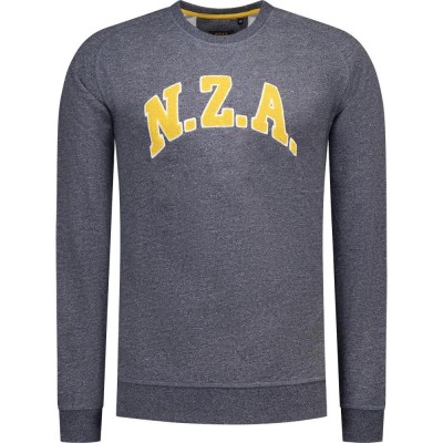 блуза,мъжки,пуловери,nza,new,zealand,26hn321,sweatshirt,grey,(oxford,navy,melange)