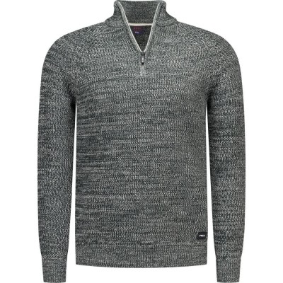 блуза,мъжки,пуловери,дамски,пуловери,nza,new,zealand,26hn472,half,zip,sweater,grey,(dark,hunter,melange)