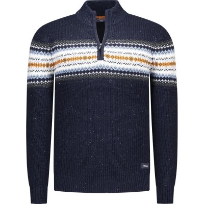 блуза,мъжки,пуловери,дамски,пуловери,nza,new,zealand,26kn405,half,zip,sweater,blue,(steel,navy,melange)