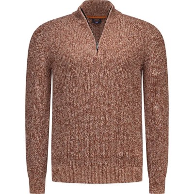 блуза,мъжки,пуловери,дамски,пуловери,nza,new,zealand,26kn411,half,zip,sweater,brown,(burnt,red)