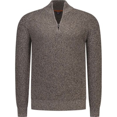 блуза,мъжки,пуловери,дамски,пуловери,nza,new,zealand,26kn411,half,zip,sweater,grey,(grey,brown,melange)