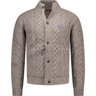 жилетка,мъжки,пуловери,дамски,пуловери,nza,new,zealand,26kn497,cardigan,grey,(grey,brown,melange)
