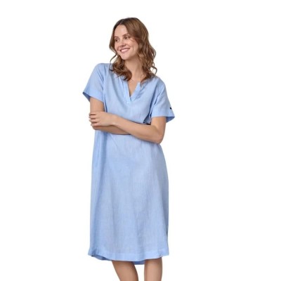 рокля,дамски,поли,и,рокли,redgreen,dahlia,short,sleeve,dress,blue,(light,blue,melange)
