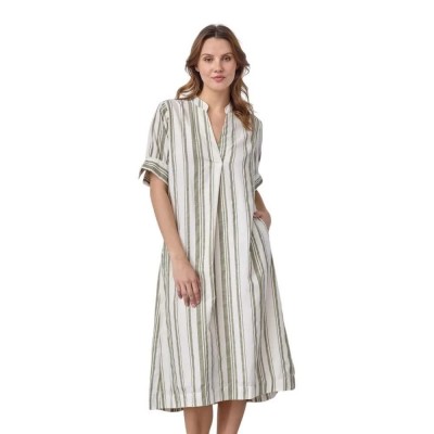 рокля,дамски,поли,и,рокли,redgreen,delaney,short,sleeve,dress,white,(light,green,stripe)