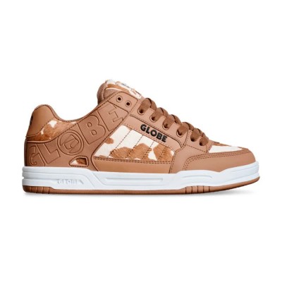 маратонки,мъжки,маратонки,дамски,маратонки,globe,tilt,trainers,brown,(brown,white,cow)